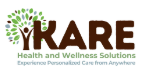 The logo for kare health and wellness solutions